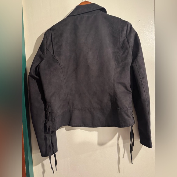 Marc New York Faux Suede Moto Jacket - Picture 3 of 7